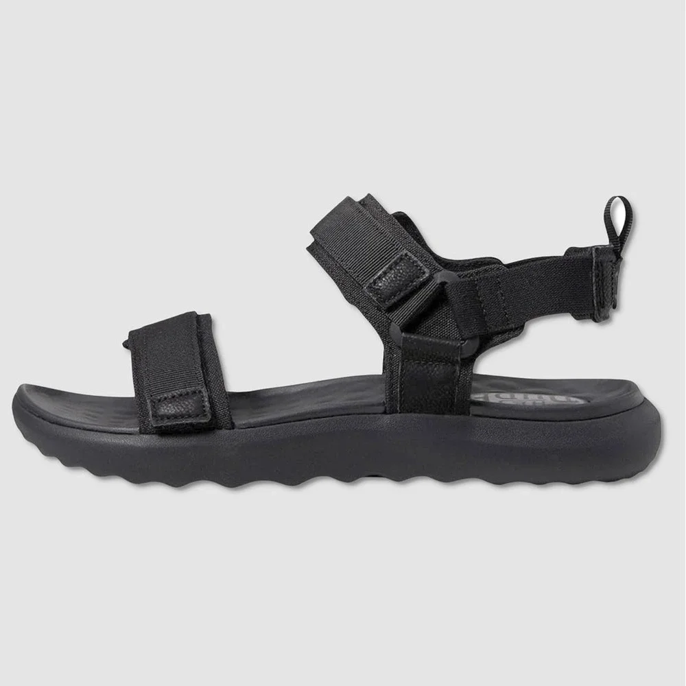 Hey Dude Carson Sport Mode Sandals - NWT  Mens Size 14 Black - #49588-OF